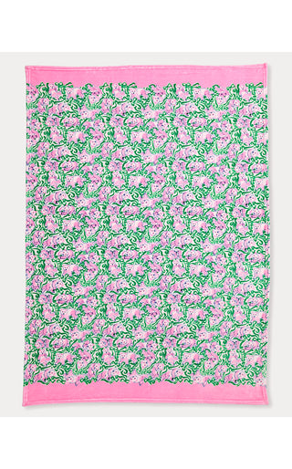 Paradise Engineered Blanket - Pink Quartz Panda N Bows Engineered