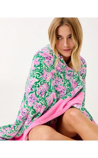 Paradise Engineered Blanket - Pink Quartz Panda N Bows Engineered