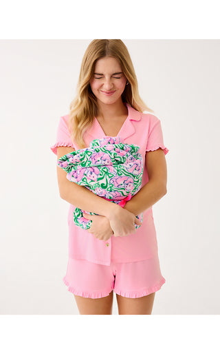 Paradise Engineered Blanket - Pink Quartz Panda N Bows Engineered