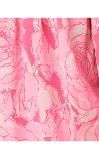 Elsa Silk Top - Confetti Pink Rosanna