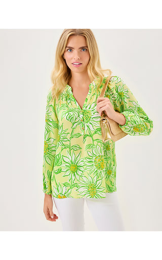 Elsa Silk Top - Limoncello Sunbelievable