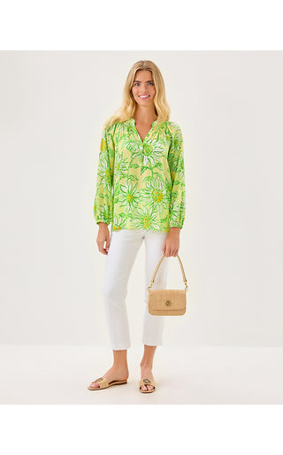 Elsa Silk Top - Limoncello Sunbelievable