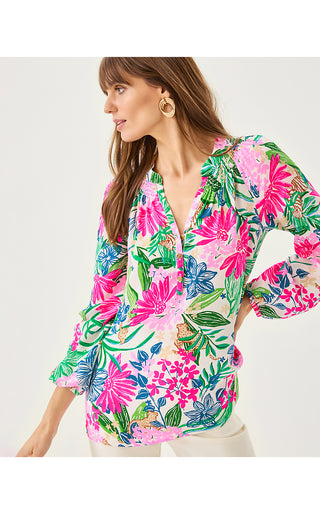 Elsa Silk Top - Multi Endless Summers