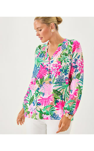 Elsa Silk Top - Multi Endless Summers