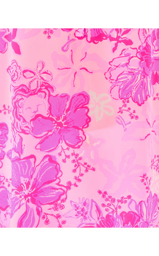 Elsa Silk Top - Parigi Pink Supporting Squad