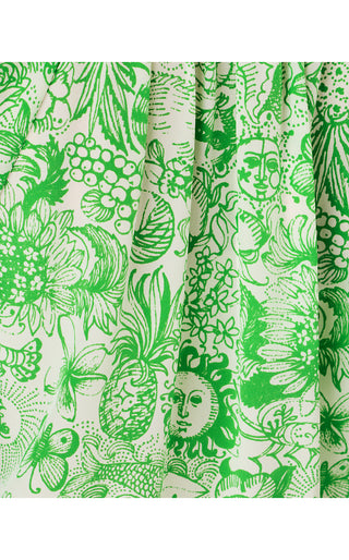 Elsa Silk Top - Putting Green Lil Fleur De Lilly