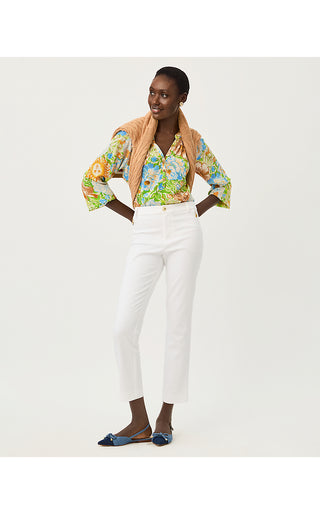 Elsa Silk Top - Rutabaga Sympeony
