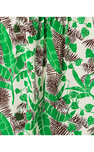 Elsa Silk Top - Vanilla Spice Hide And Leaf
