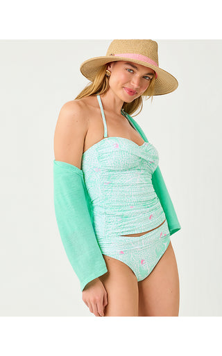 Lagoon Sarong Hipster Bikini Bottom - Mint Condition Fantastical