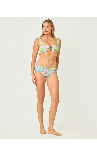 Lagoon Sarong Hipster Bikini Bottom - Multi Lilly Garden