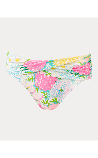 Lagoon Sarong Hipster Bikini Bottom - Multi Lilly Garden