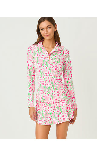 UPF 50+ Luxletic Aila Skort - Conch Shell Pink Lil Sunny Daisies