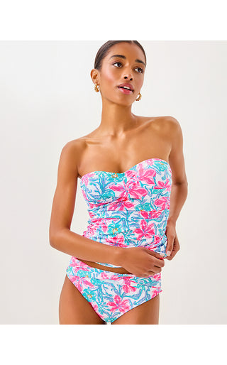 Flamenco Tankini Swim Top - Multi Beachside Haven Swim