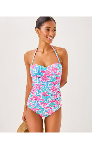 Flamenco Tankini Swim Top - Multi Beachside Haven Swim