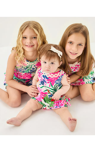 Girls Little Lilly Classic Shift Dress - Multi Endless Summers