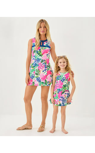 Girls Little Lilly Classic Shift Dress - Multi Endless Summers