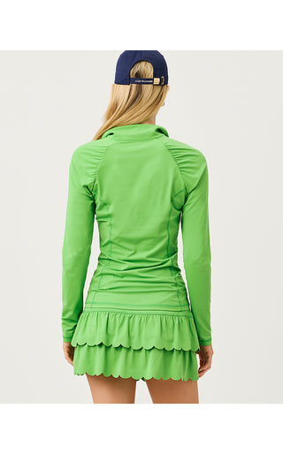 UPF 50+ Luxletic Justine Half Zip Jacket - Chateau Green
