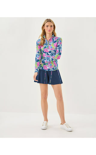 UPF 50+ Luxletic Justine Half Zip Jacket - Multi Dahlia Licious