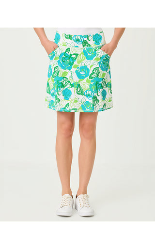UPF 50+ Luxletic Maryana Skort - Resort White Monarch Rose