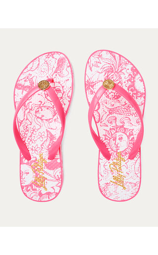Pool Flip Flop - Cherry Blossom Pink Lil Fleur De Lilly