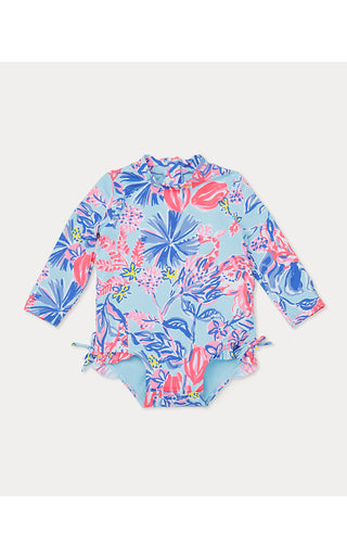 UPF 50+ Idella Infant Swimsuit - Multi Elephant Splash