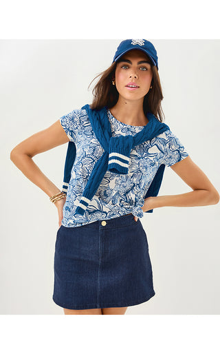 Etta Scoopneck Top - Coconut Unforgettable