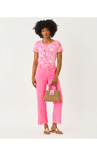 Etta Scoopneck Top - Conch Shell Pink Burst Of Joy
