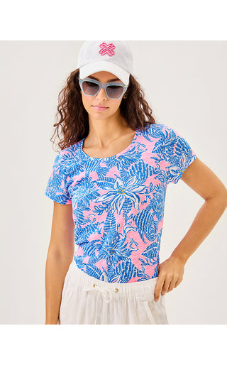 Etta Scoopneck Top - Conch Shell Pink Up Scale