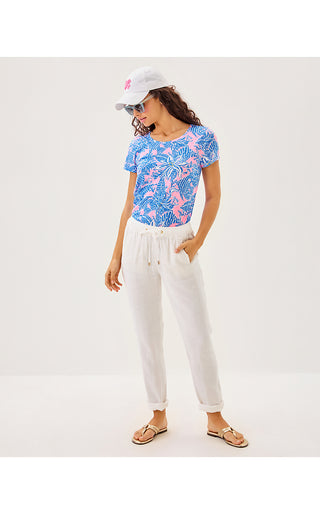 Etta Scoopneck Top - Conch Shell Pink Up Scale