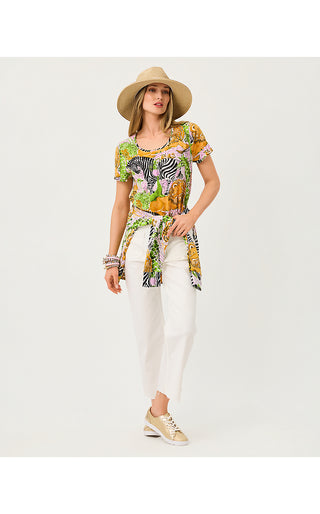 Etta Scoopneck Top - Multi Lillys Zoo