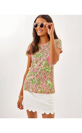 Etta Scoopneck Top - Rousseau Pink Mane Character Energy