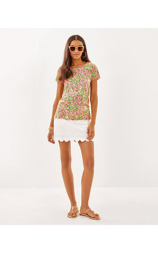 Etta Scoopneck Top - Rousseau Pink Mane Character Energy