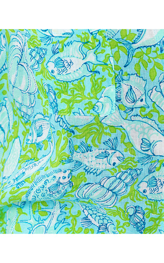 Sea View Linen Button Down Top - Day Dream Blue Throw Me A Line
