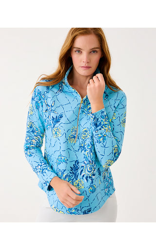 Upf 50+ Skipper Popover - Bellevue Blue Breakers Beach