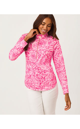 UPF 50+ Skipper Popover - Pink Aster A Rose By Any Other Name