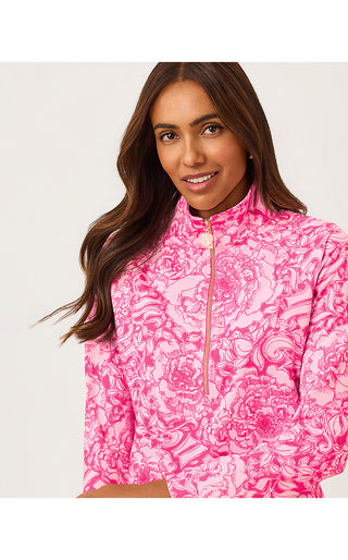 UPF 50+ Skipper Popover - Pink Aster A Rose By Any Other Name