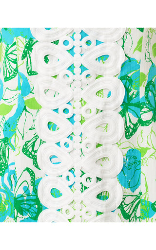 Shelli Stretch Dress - Resort White Monarch Rose