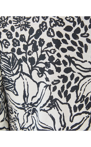 Cath 3/4 Sleeve Dress - Onyx Lots To Spot