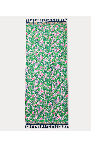 Resort Scarf - Conch Shell Pink Roaring With Joy Engineered