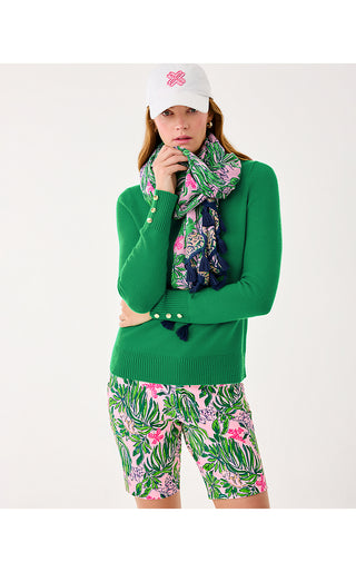 Resort Scarf - Conch Shell Pink Roaring With Joy Engineered