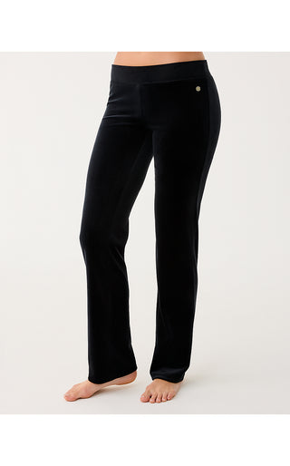 Dorsey Velour Pant - Noir