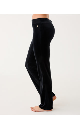 Dorsey Velour Pant - Noir