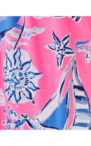 Parigi Knit Skort Romper - Rousseau Pink Oversized Barefoot Beachcombers