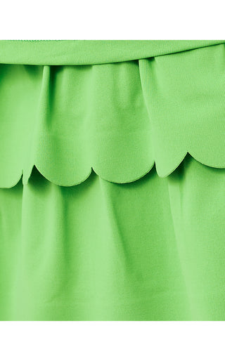 UPF 50+ Luxletic Miesha Scallop Skort - Chateau Green