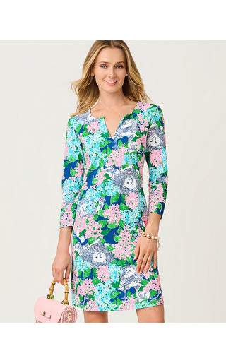 UPF 50+ ChillyLilly Nadine Dress - Starlight Navy Lydia The Lion