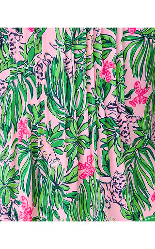 Marilina Long Sleeve Tunic Top - Conch Shell Pink Roaring With Joy Engineered Tunic