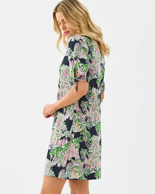 Easley T-Shirt Dress - Onyx PB Anniversary Toile