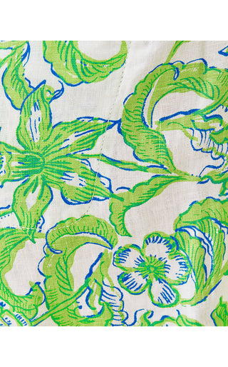 Lilo Linen Short - Resort White Daffodil Hill