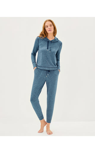 UPF 50+ Lillabeth Pant - Low Tide Navy X Tangier Teal