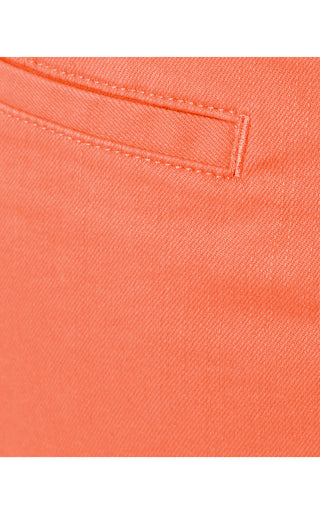 Colette Denim Skort - Sunset Orange